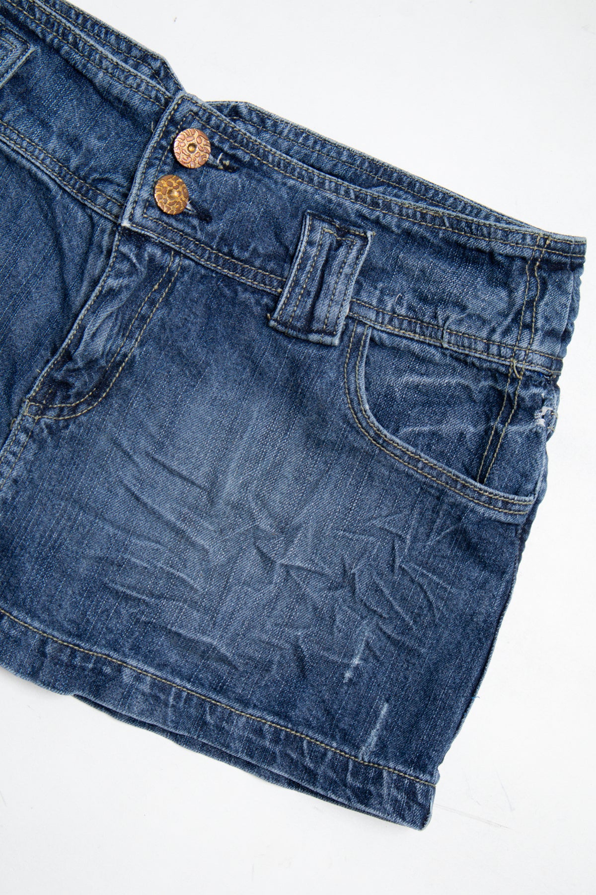#155 Bongo Mini Skirt Blue | c. 209 | Size 12
