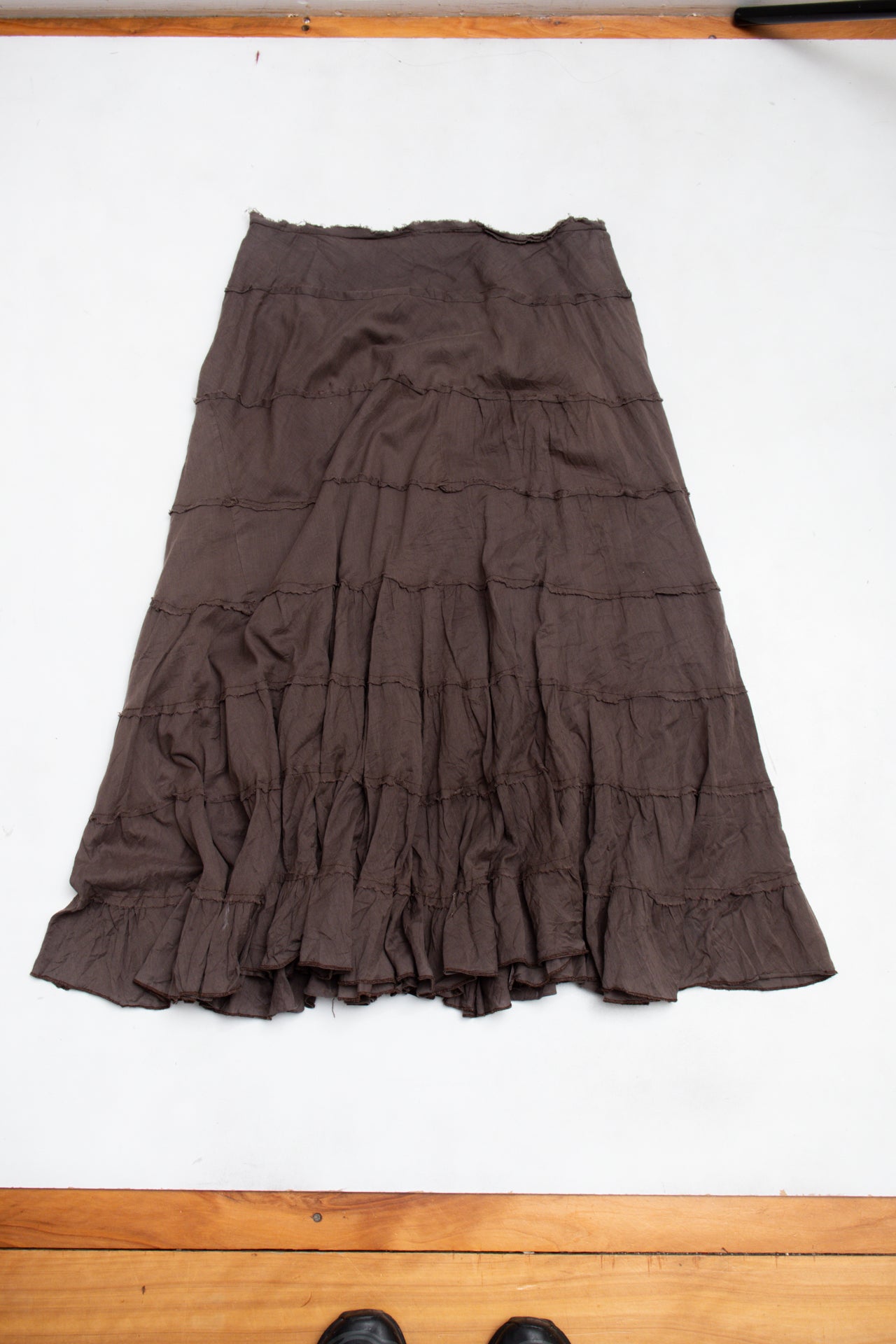 #166 Mix Nouveau Skirt Brown | c. 198 | Size 8/10