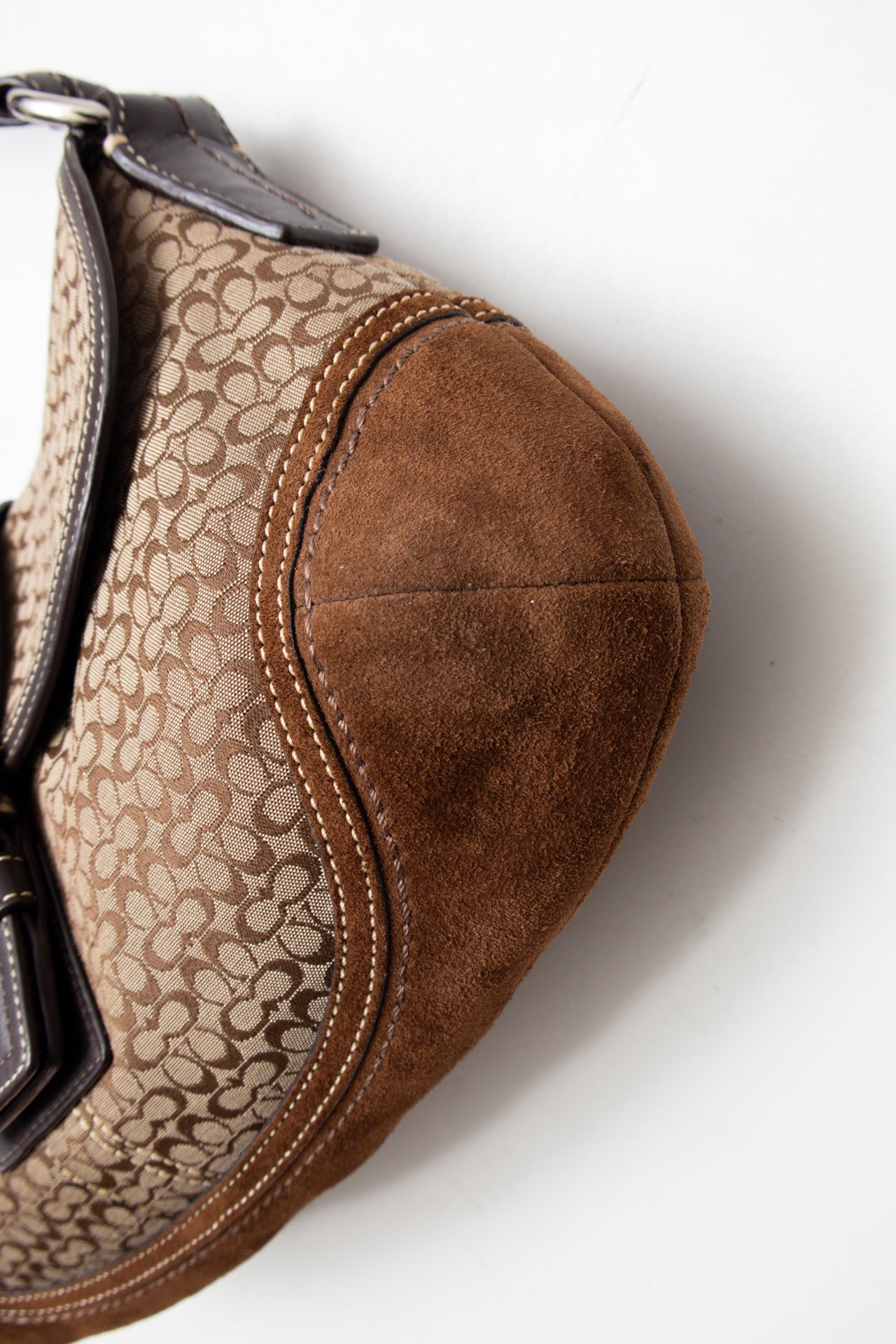 #170 Coach Shoulder Bag Brown | c. 206 | Size