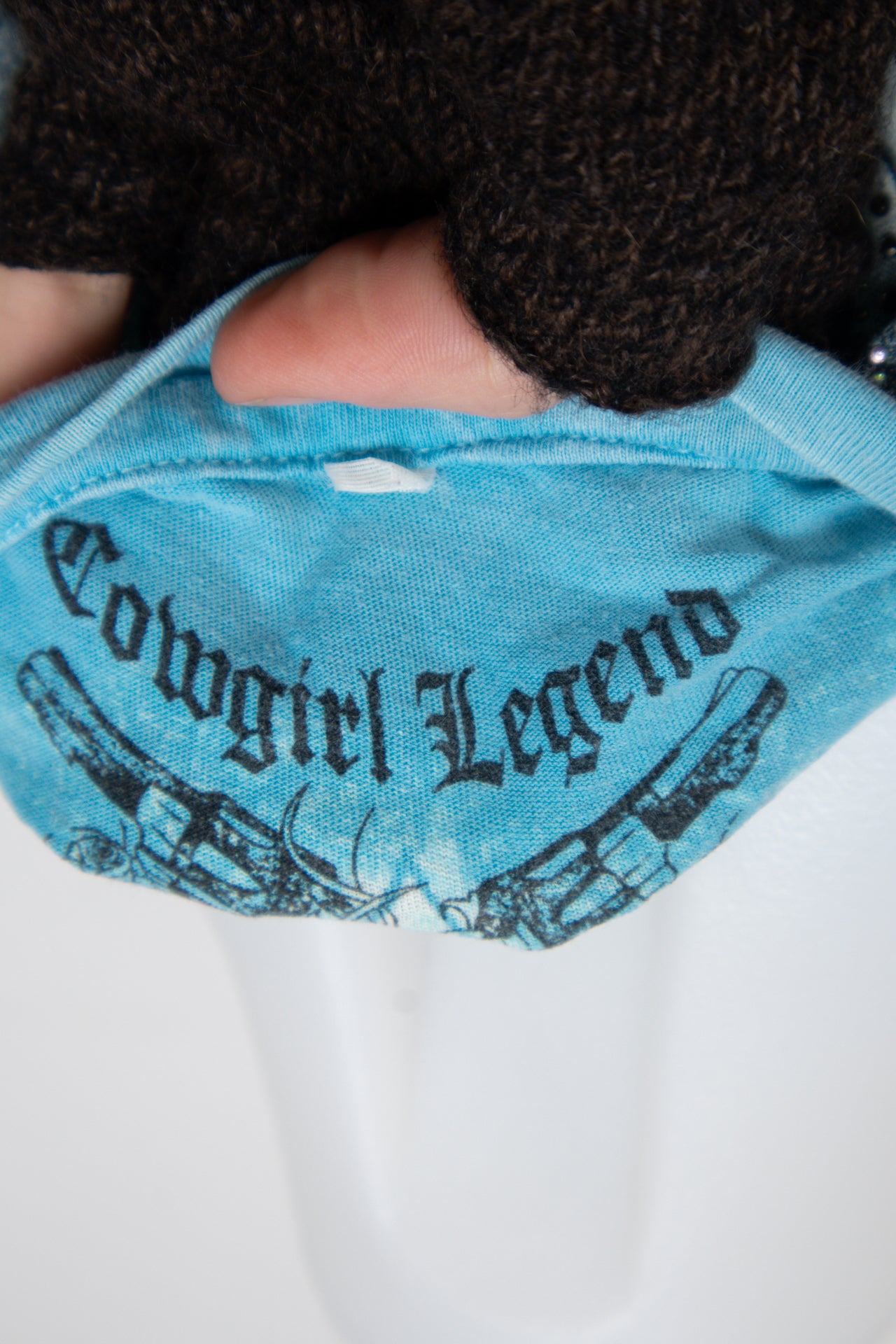 #075 Cocaine Legend T-shirt Blue | c. | Size 8