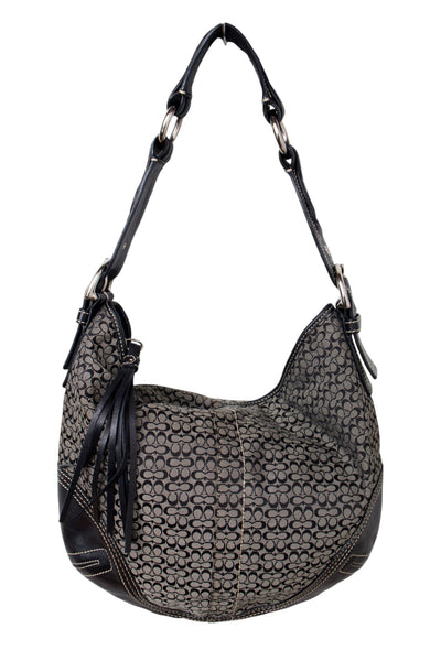 #198 Coach Shoulder Bag Black | c. 198 | Size