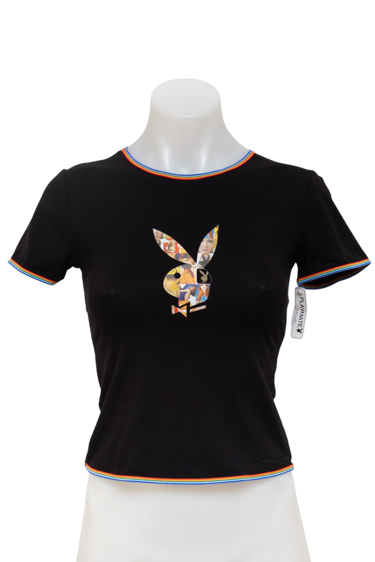 #20 Playmate Intimates T-shirt Black | c. 185 | Size 10