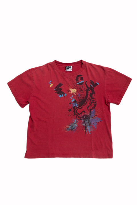 #11 Fox Graphic Red Tee | Skater Girl | Size 10/12