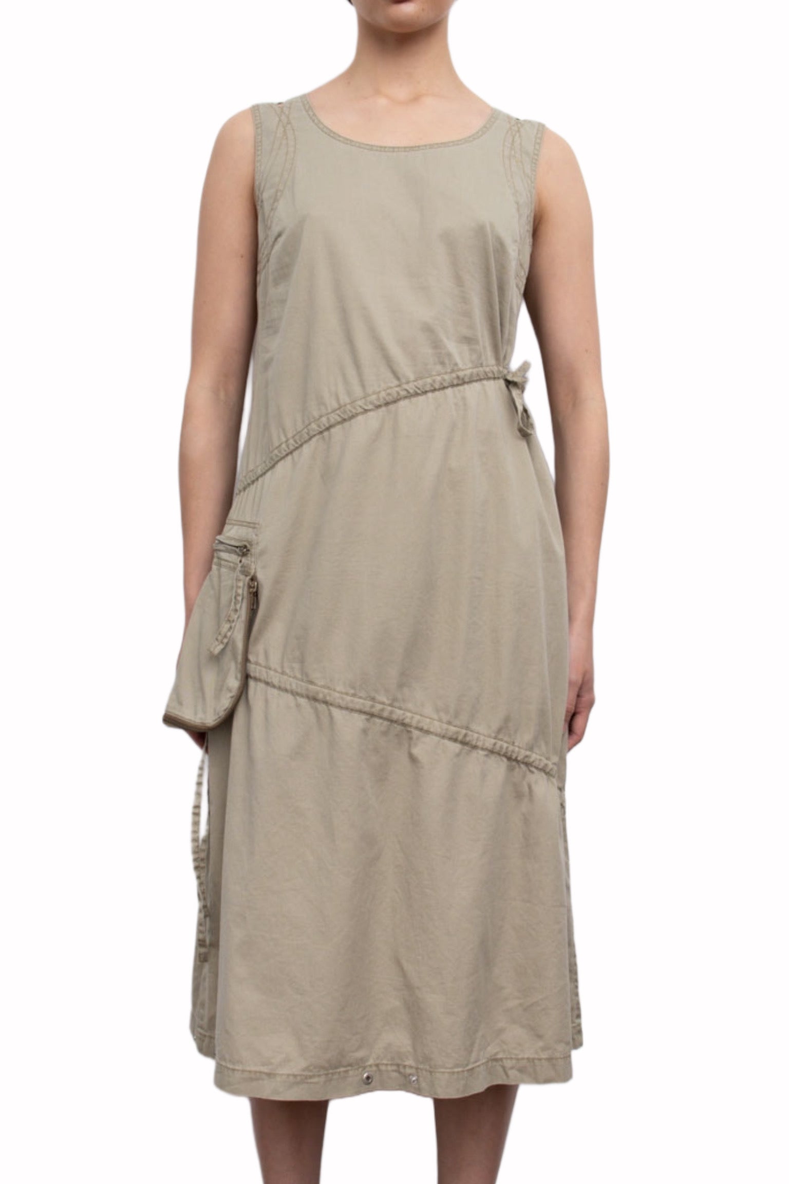 #19 Derhy Khaki Dress | Shes The Man | Size 12