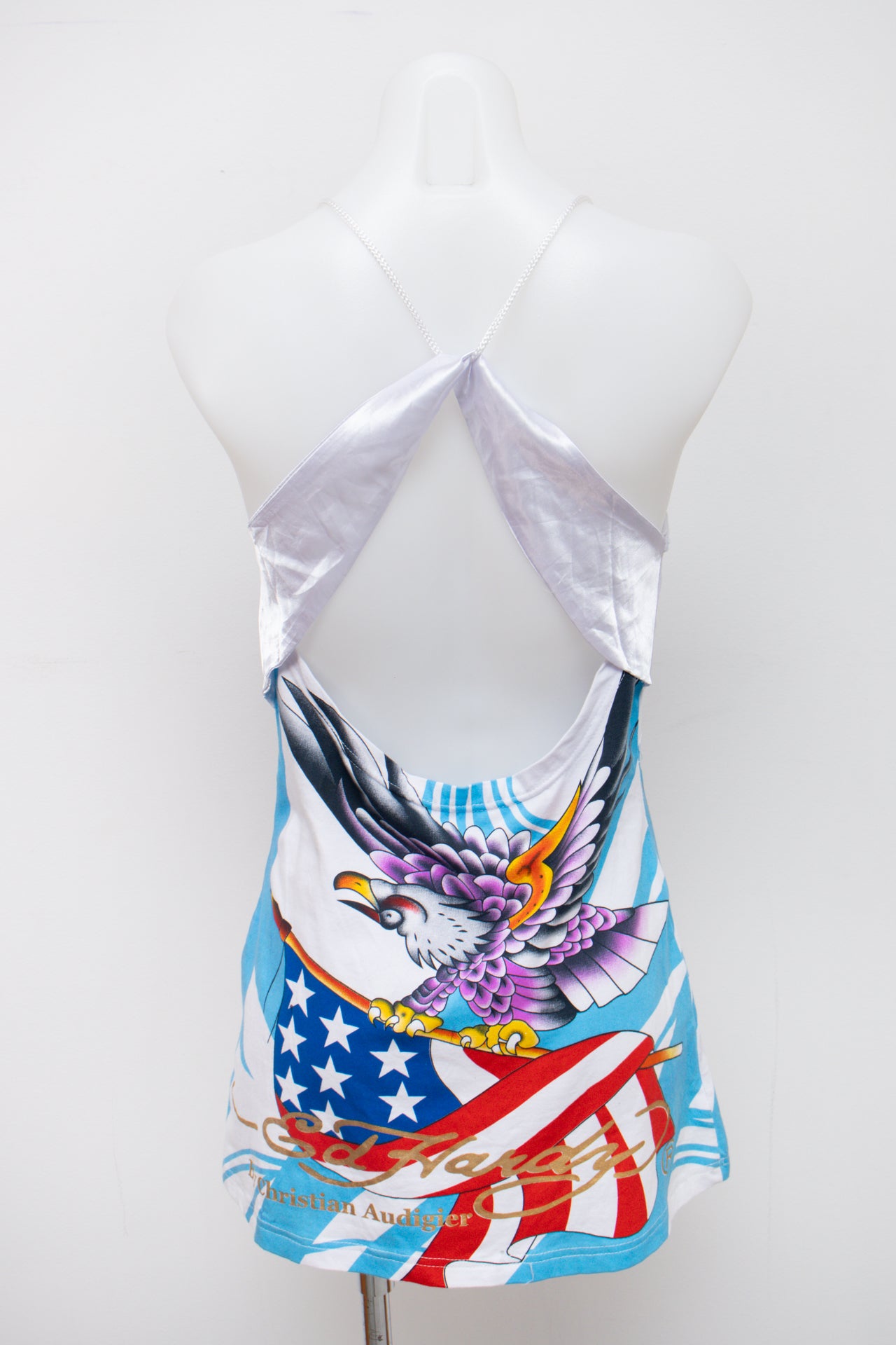 #07 Ed Hardy Halter Top Blue | c. 195 | Size 10