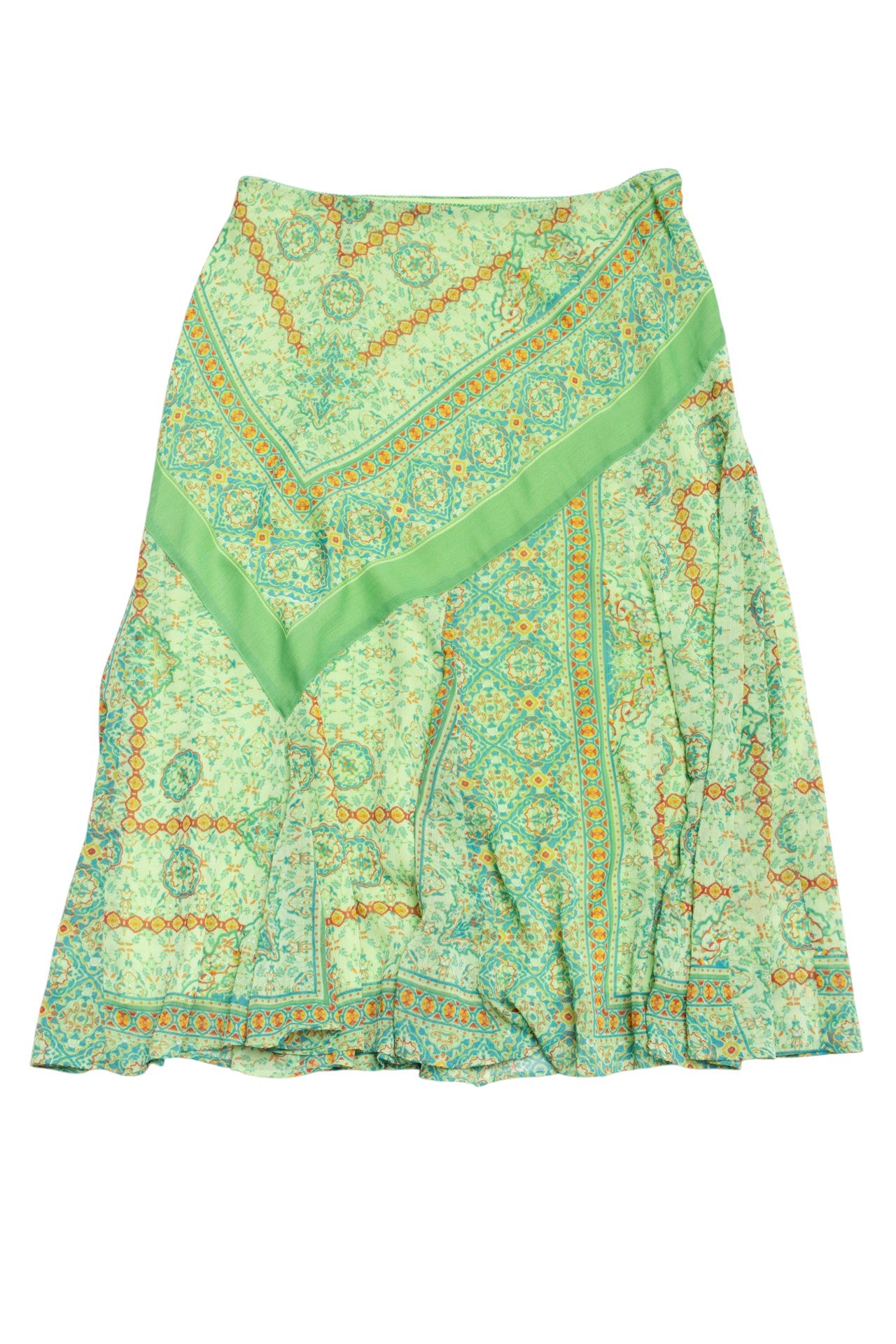 #128 Coldwater Creek Skirt Green | c. 193 | Size 10