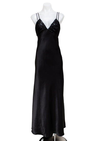 #105 Morgan & Co. Dress Black | c. 193 | Size 12