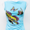 #60 Butterfly Cami Top Blue | c. 198 | Size 8