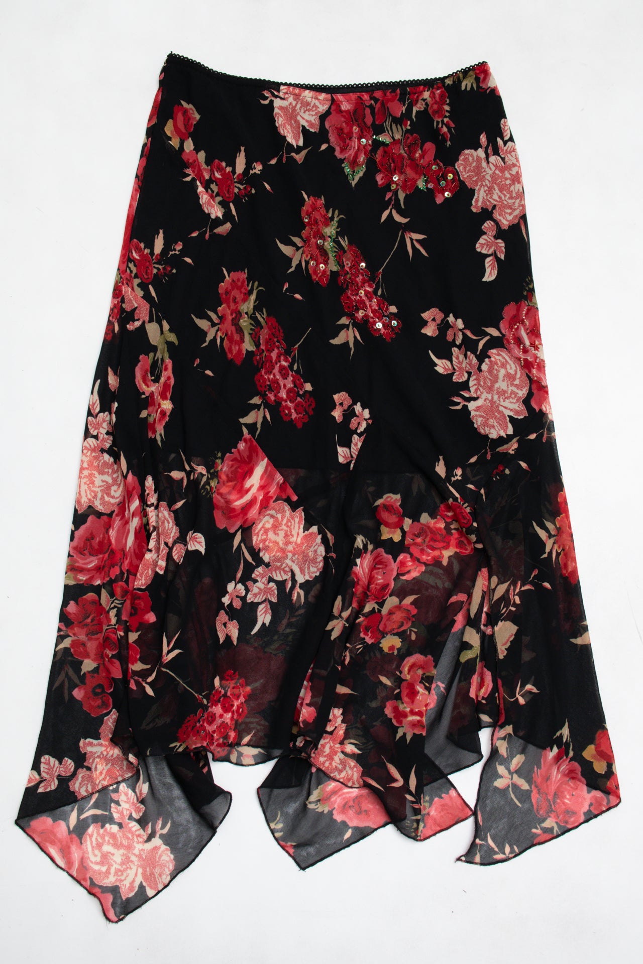 # Connected Skirt Black | c. 194 | Size 12
