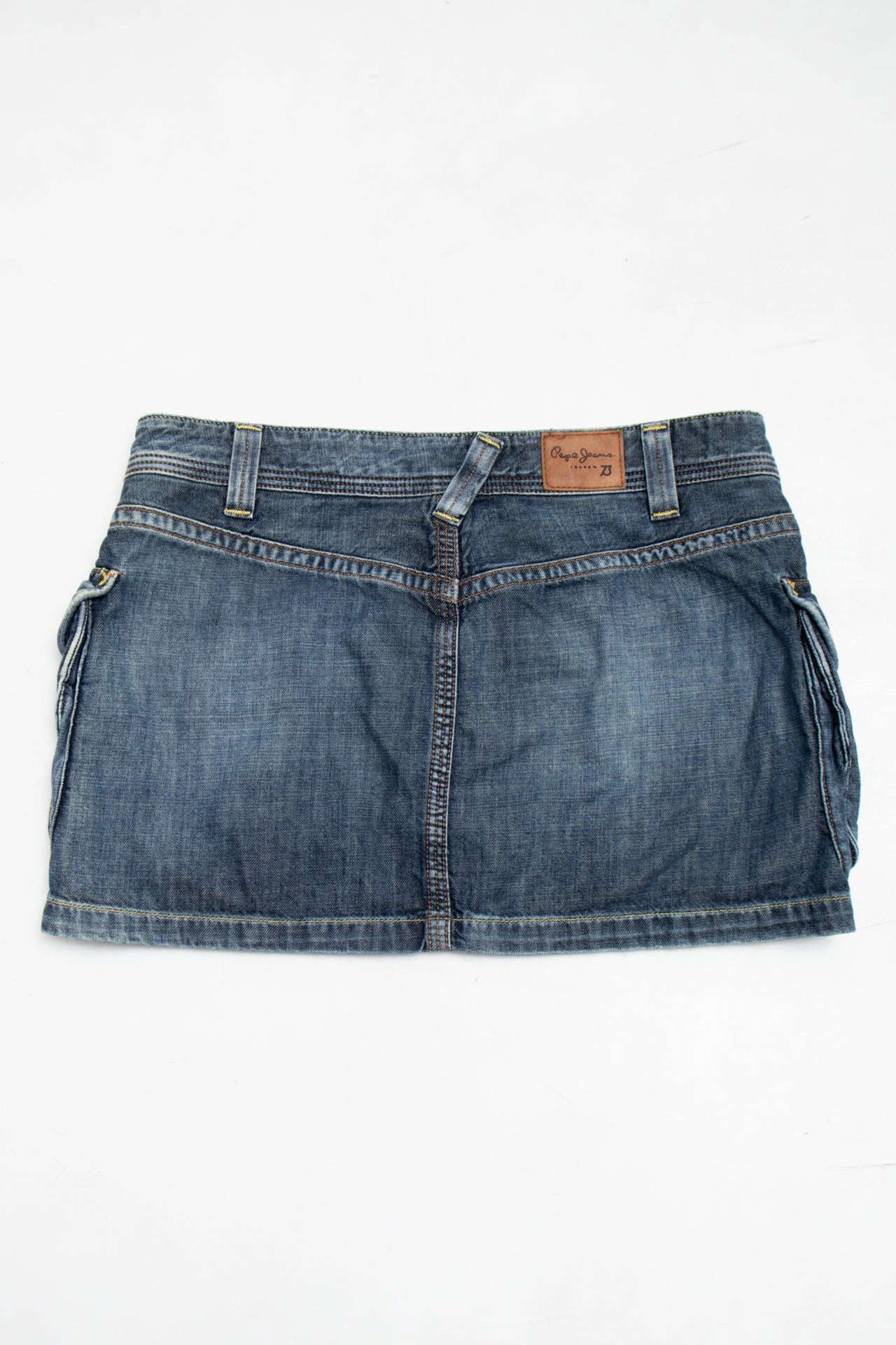 #55 Pepe Jeans London Denim Mini Skirt Blue | c. 179 | Size 8