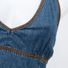 #064 Levi's Halter Top Blue | c. 207 | Size 8