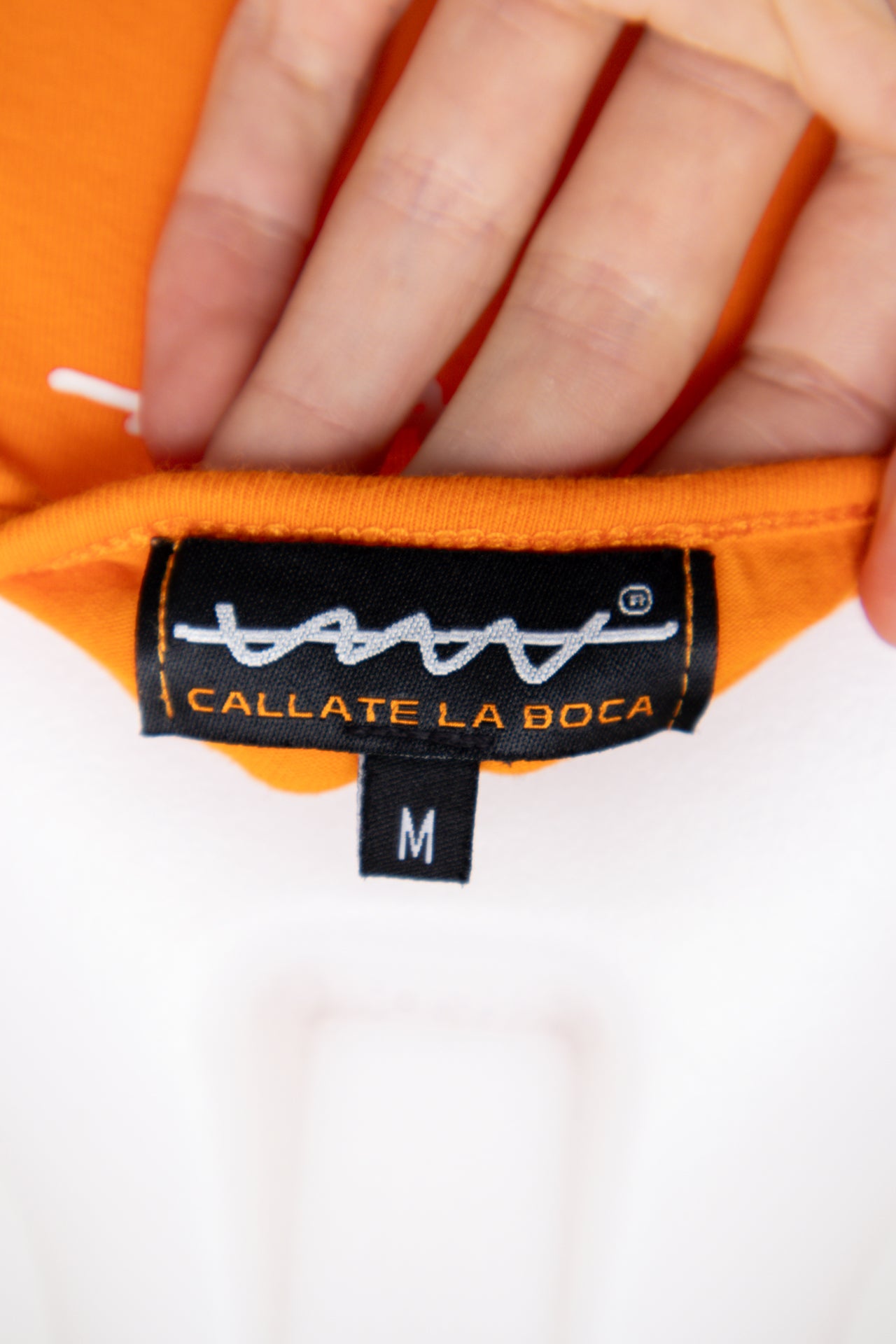 #87 Cállate La Boca Tank Top Orange | c. 193 | Size 10