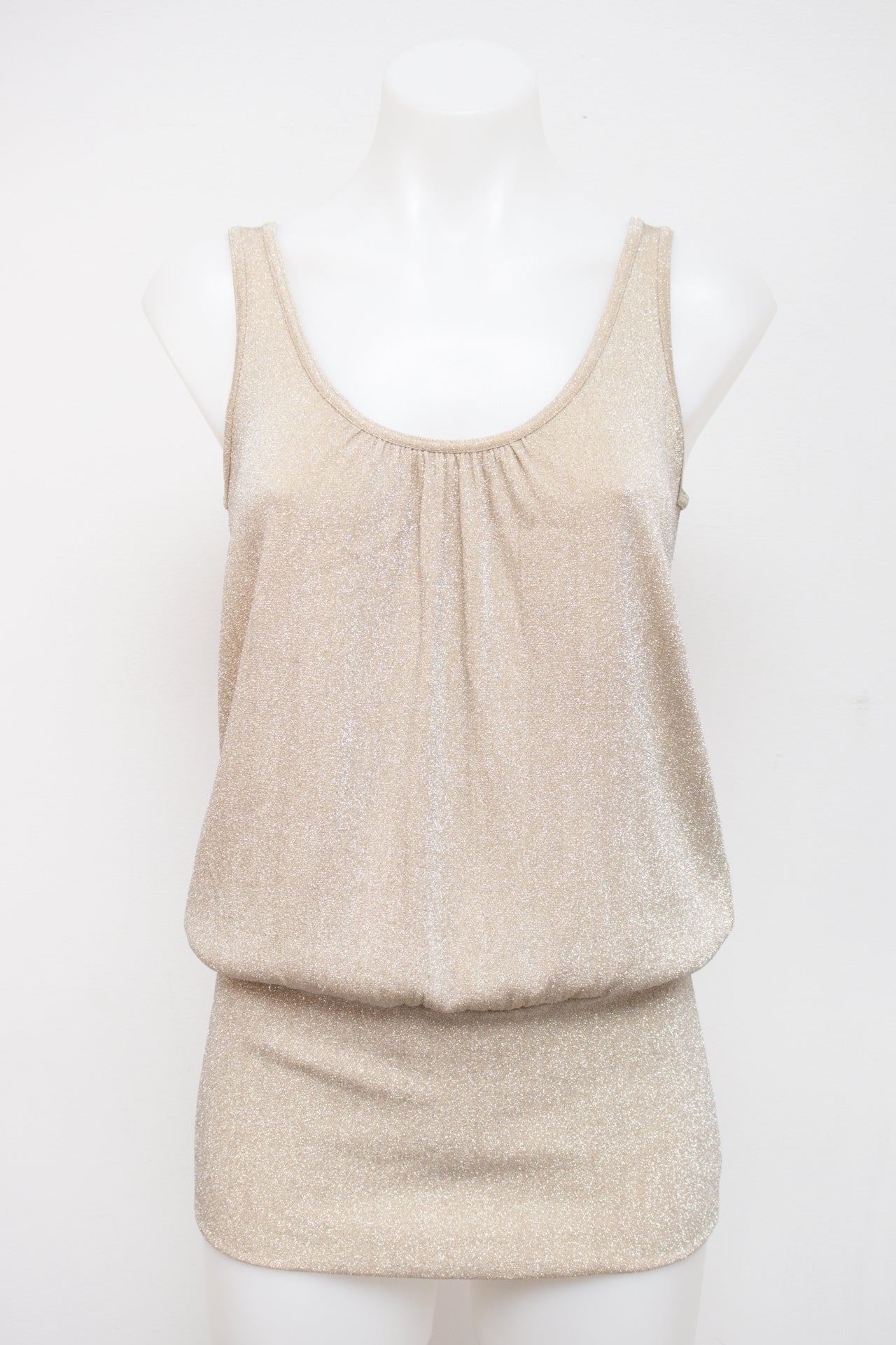 #41 H&m Mini Skirt Gold | c. 196 | Size 8