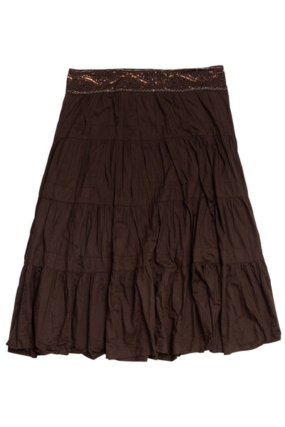 #109 Skirt Brown | c. 186 | Size 16