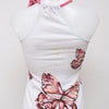 #006 L-sk Halter Top White | c. 201 | Size 6