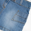 # Blue-asphalt Mini Skirt Blue | c. 189 | Size 8