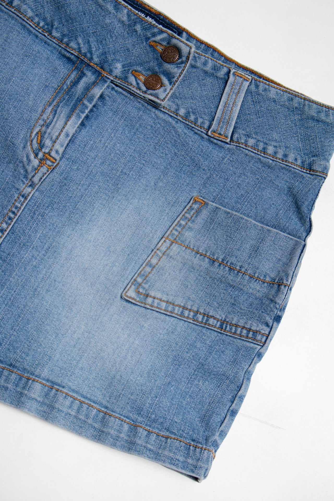 # Blue-asphalt Mini Skirt Blue | c. 189 | Size 8