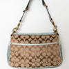 #147 Coach Shoulder Bag Blue | c. 184 | Size