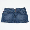 #155 Bongo Mini Skirt Blue | c. 209 | Size 12