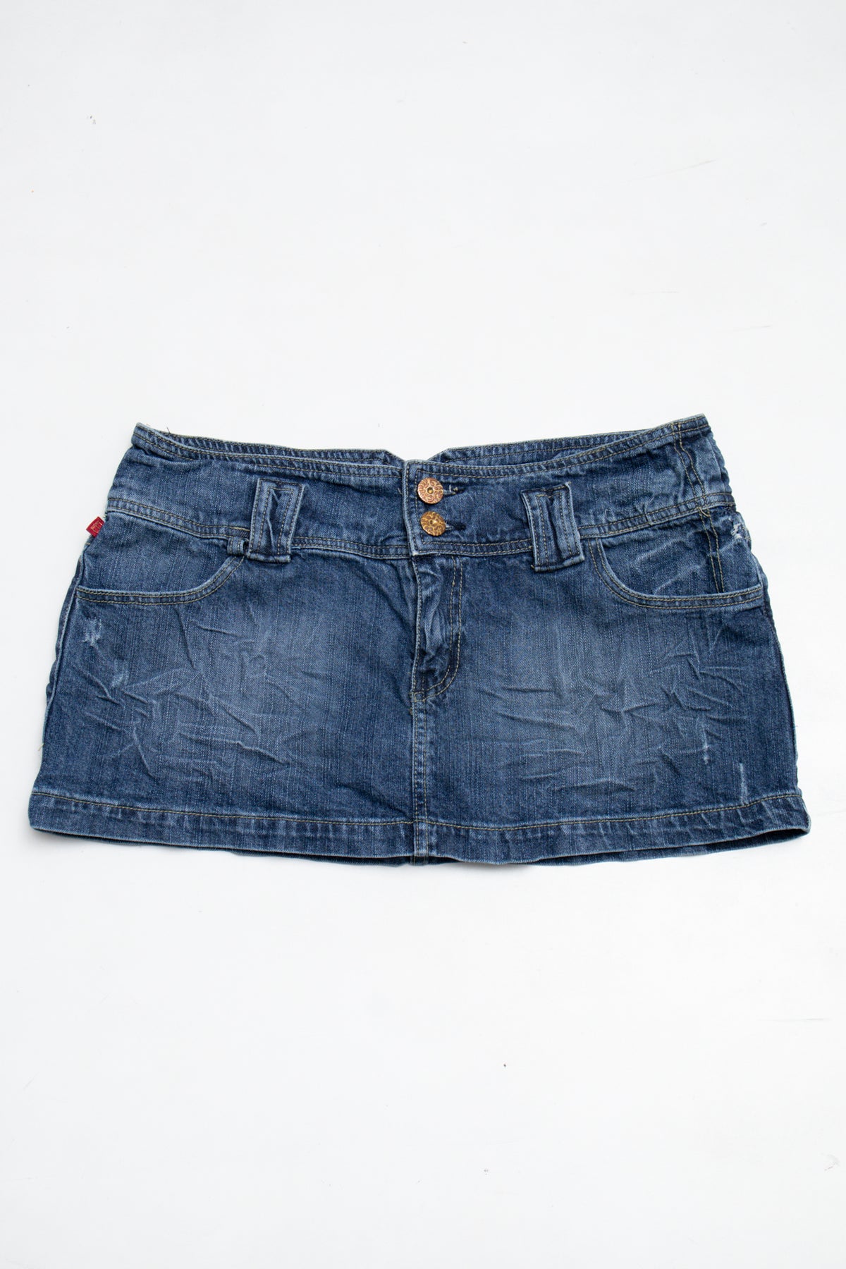 #155 Bongo Mini Skirt Blue | c. 209 | Size 12