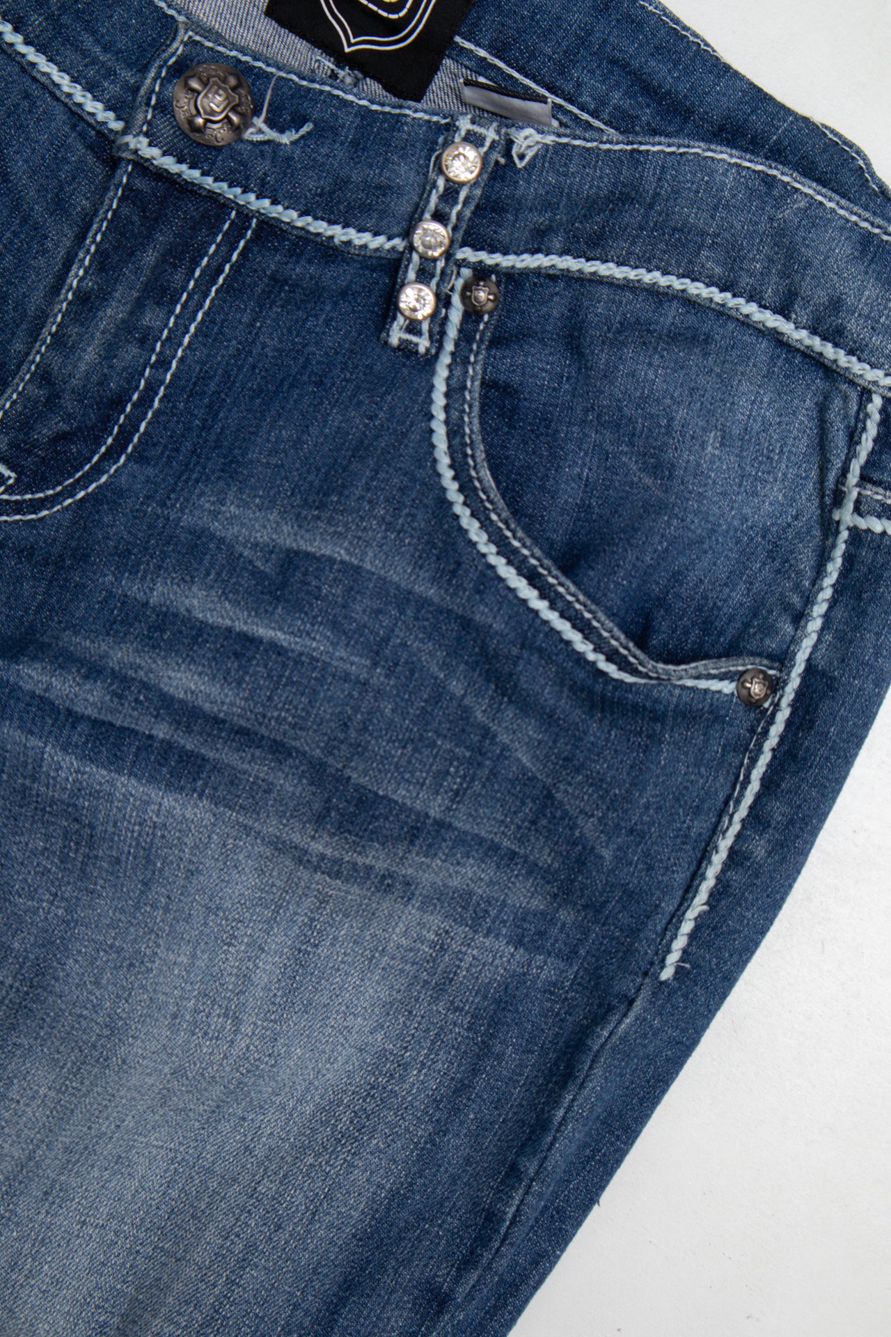 #075 Pistrol Jeans Blue | c. 206 | Size 8