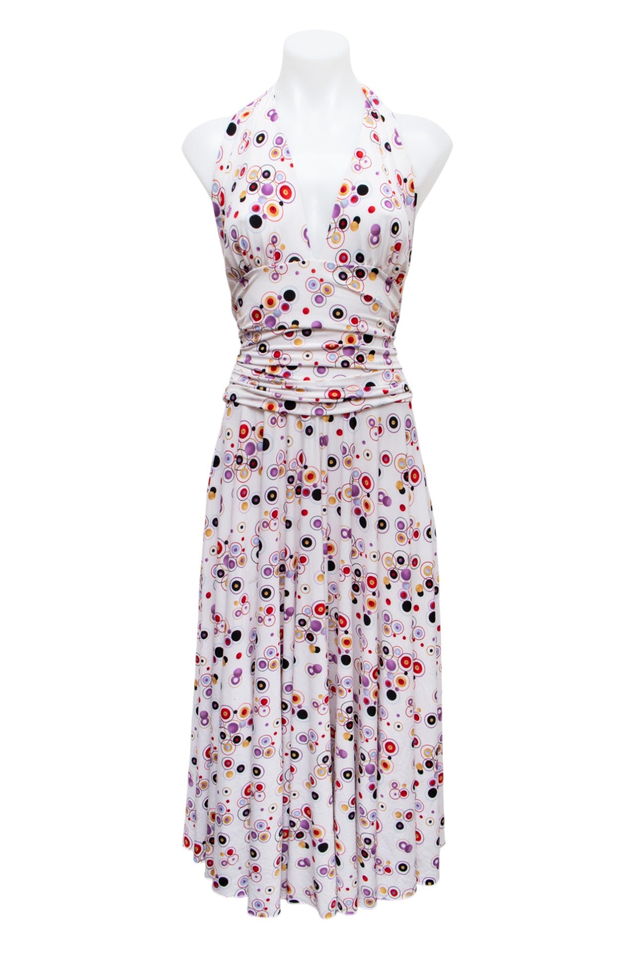 #130 Luly K Halter Top White | c. 192 | Size 8