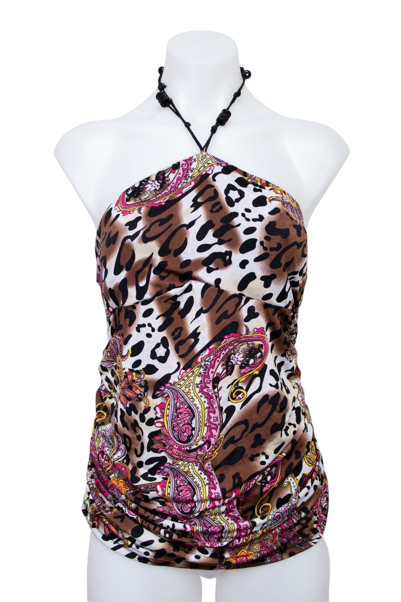 #056 Love Change Halter Top Brown | c. 200 | Size 8