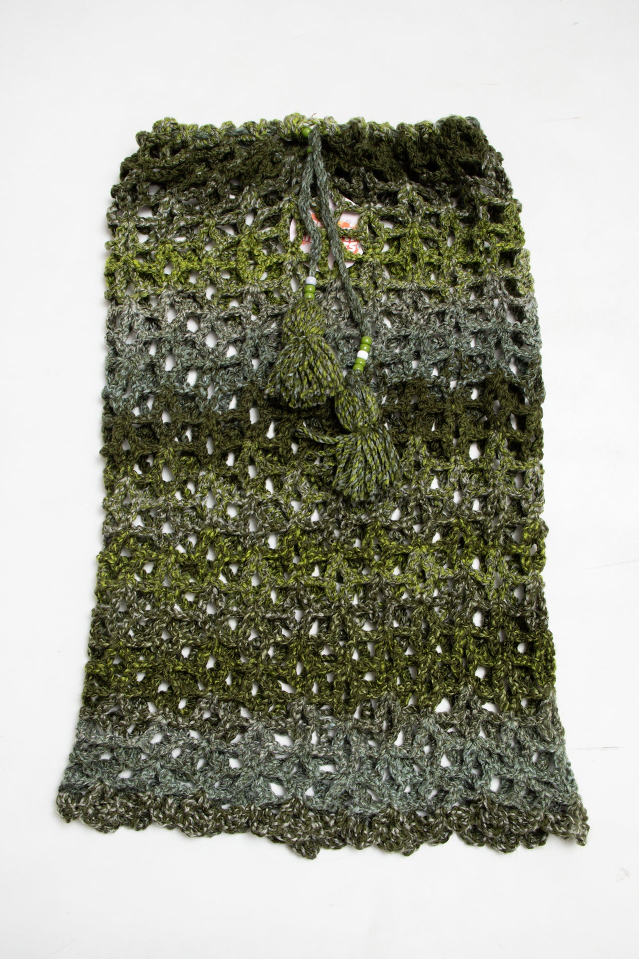 #175 Preloved Charms Skirt Green | c. | Size 8