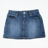 #206 Bumblegum Denim Mini Skirt Blue | c. 199 | Size 8