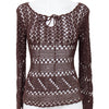 # Cami Top Brown | c. | Size