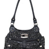 #177 By Gussaci Shoulder Bag Black | c. 206 | Size