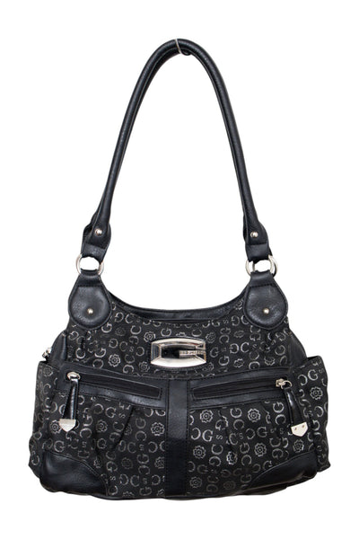 #177 By Gussaci Shoulder Bag Black | c. 206 | Size