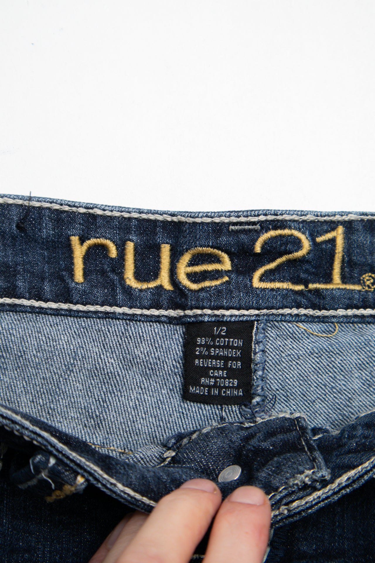 #115 Rue21 Booty Short Blue | c. 210 | Size 6