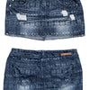 #153 Almost Famous Mini Skirt Blue | c. 209 | Size 8