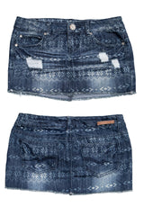 #153 Almost Famous Mini Skirt Blue | c. 209 | Size 8
