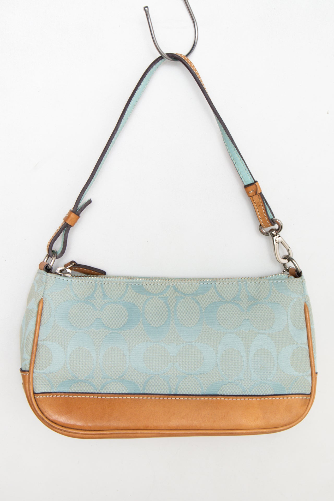 #165 Coach Shoulder Bag Blue | c. 187 | Size