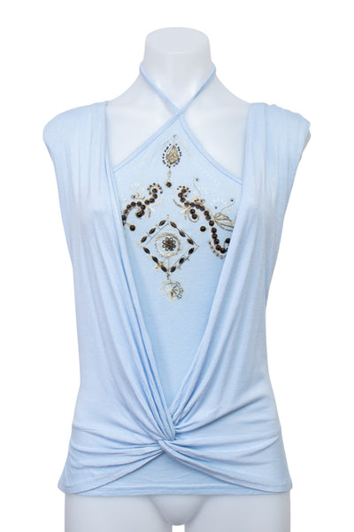 #086 Cami Top Blue | c. 200 | Size 10