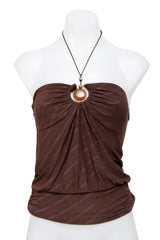 #040 Helium Halter Brown | c. 212 | Size 8