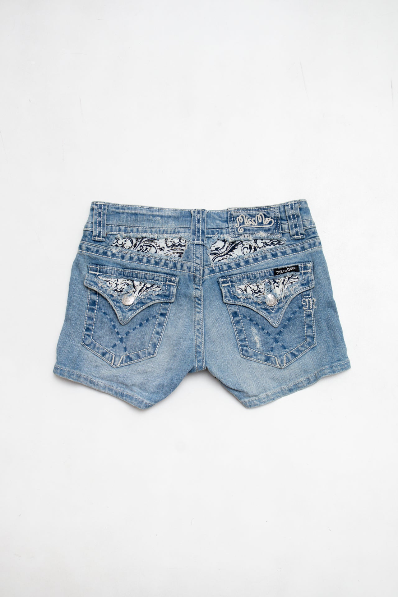 #070 Miss Me Booty Short Blue | c. 213 | Size 6