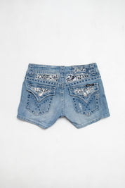 #070 Miss Me Booty Short Blue | c. 213 | Size 6