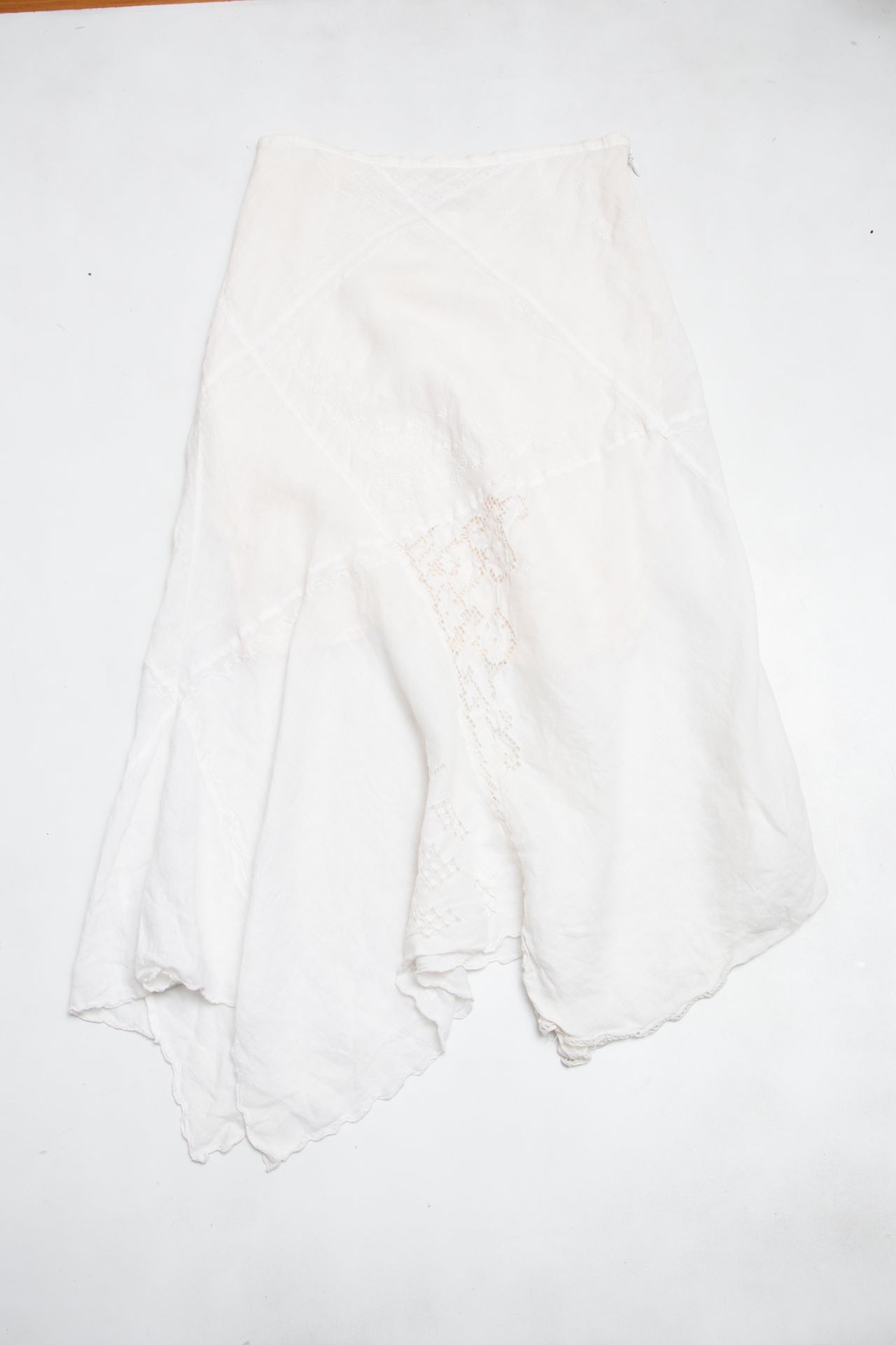 #120 Garnet Hill Skirt White | c. 201 | Size 6