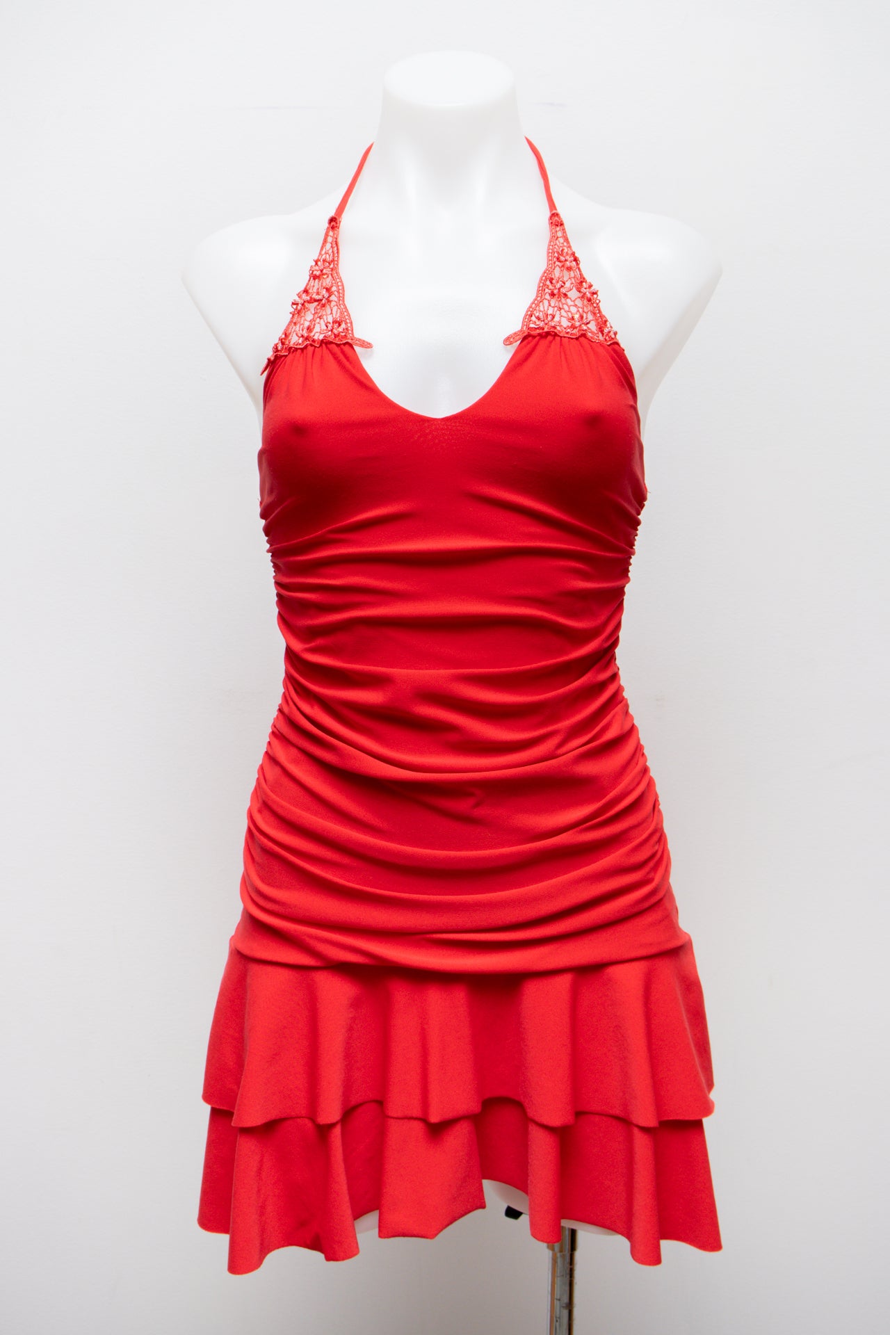 #144 Halter Top Red | c. 191 | Size 6/8