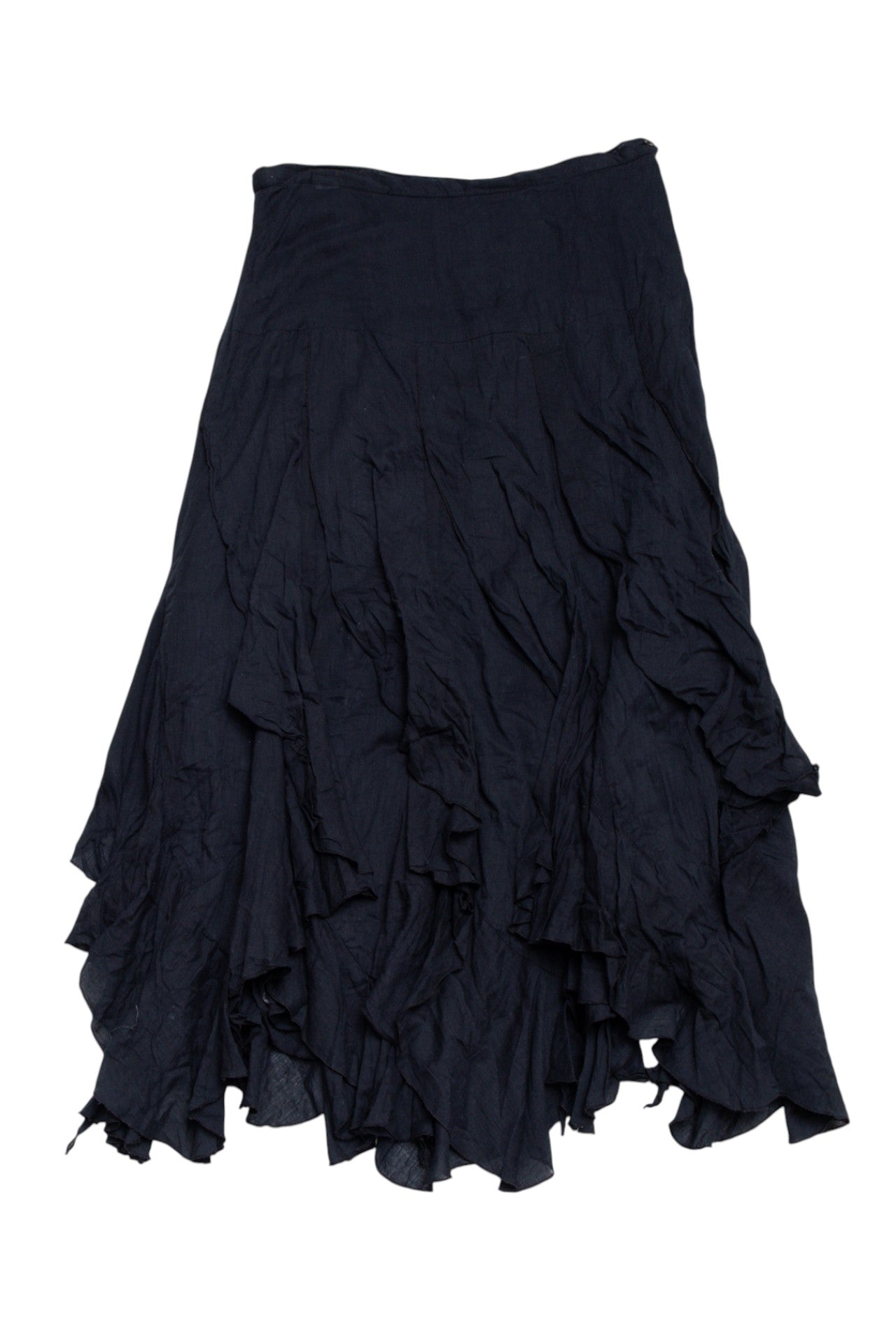 #129 Willi Smith Skirt Black | c. 193 | Size 8