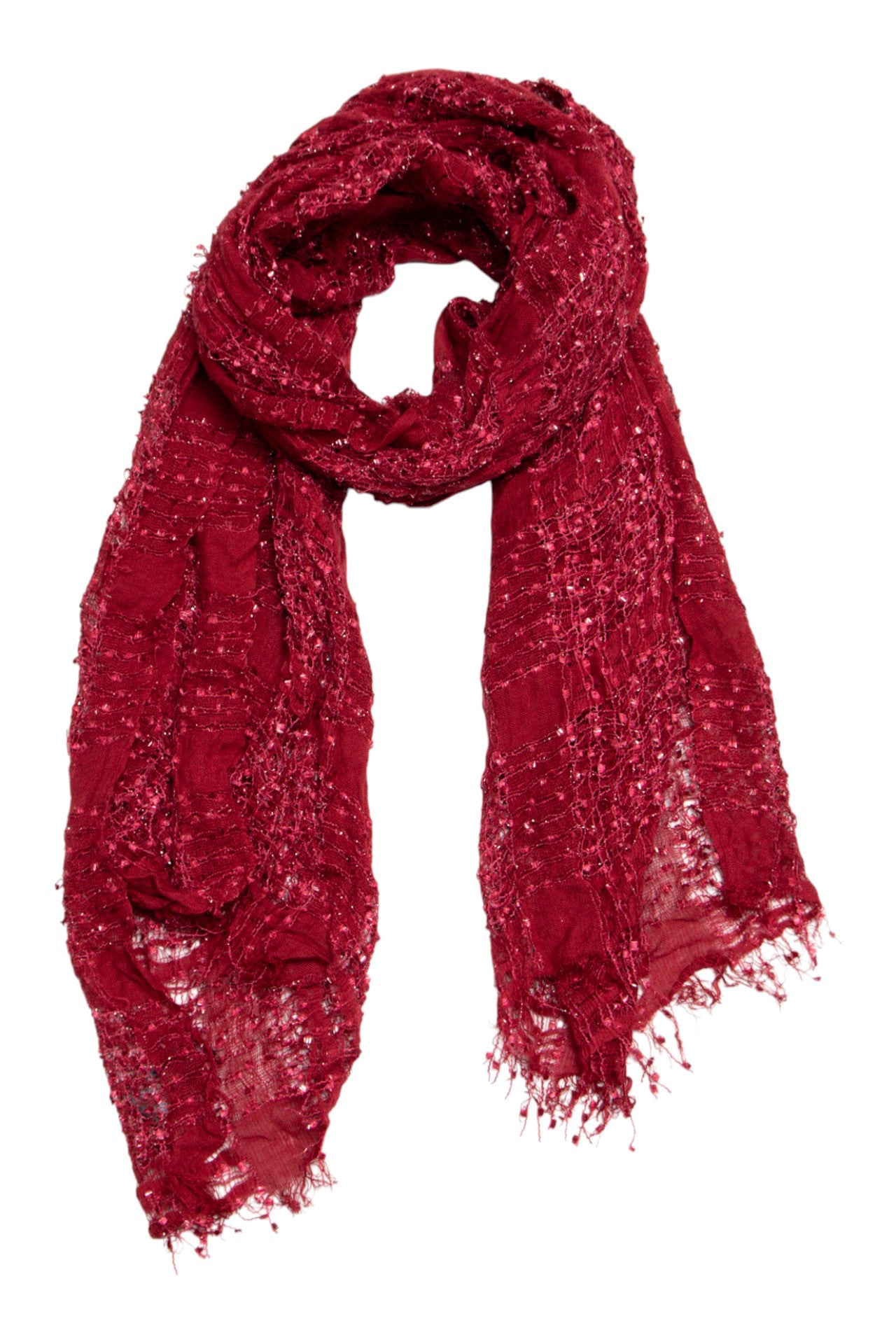 #155 Mixit Scarf Red | c. 204 | Size