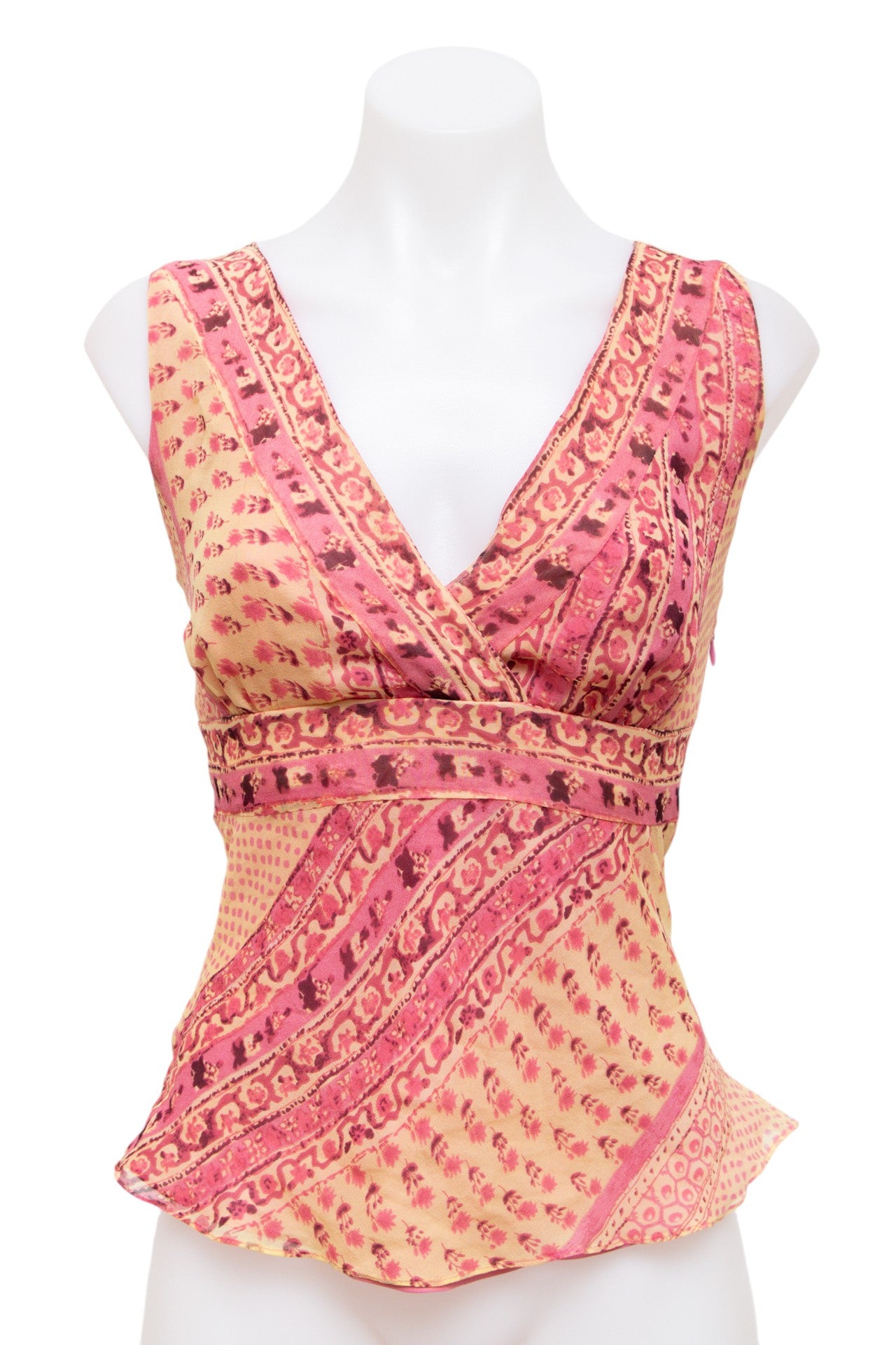 #82 J.crew Silk Tank Top Pink | c. 194 | Size 8