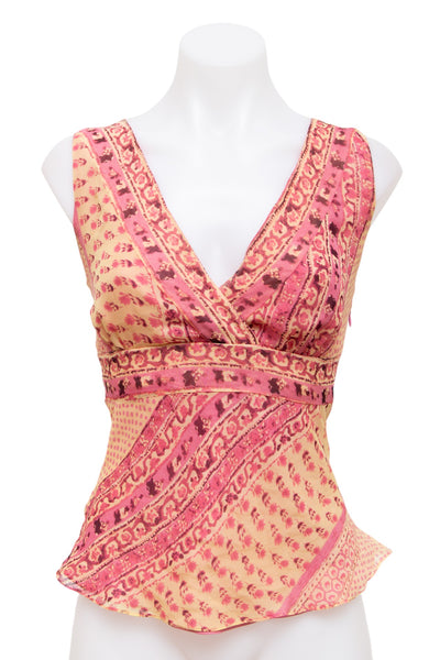 #82 J.crew Silk Tank Top Pink | c. 194 | Size 8