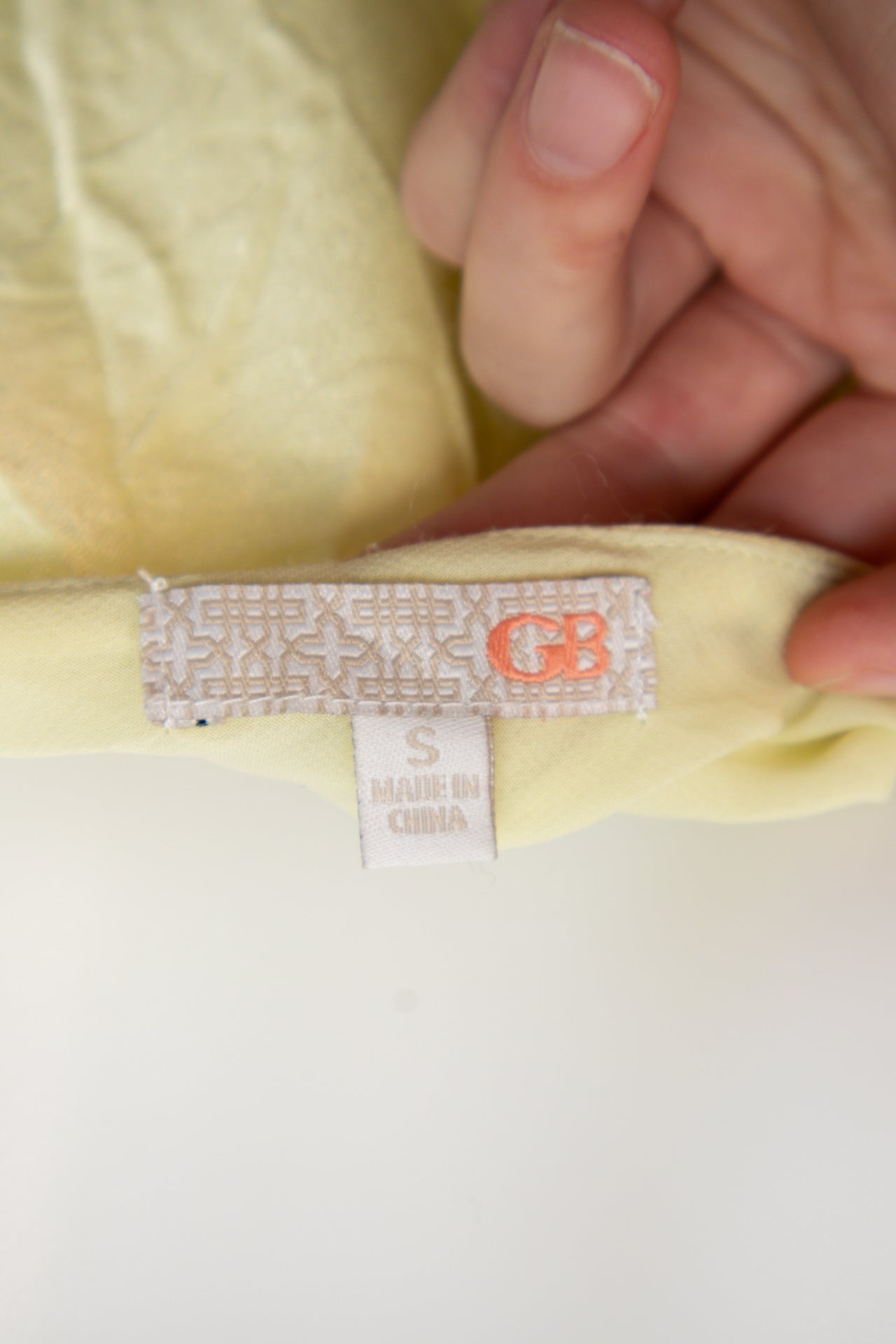 # Gb Cami Top Yellow | c. 197 | Size 8