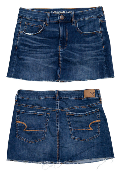 #144 American Eagle Outfitters Mini Skirt Blue | c. 200 | Size 8/10