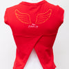 #75 Bershka Trends T-shirt Red | c. 198 | Size 8