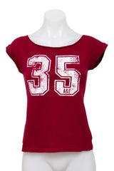 #049 Abercrombie & Fitch Baby Tee Red | c. 211 | Size 10